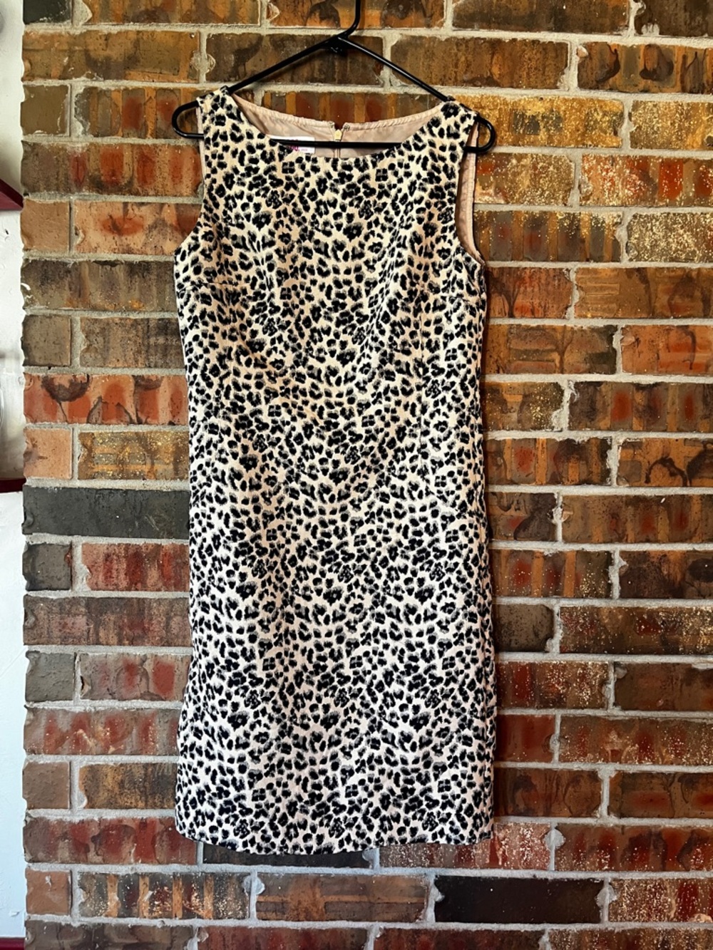 9 & Co Women’s Tan Animal print Sleeveless Dress Size:10